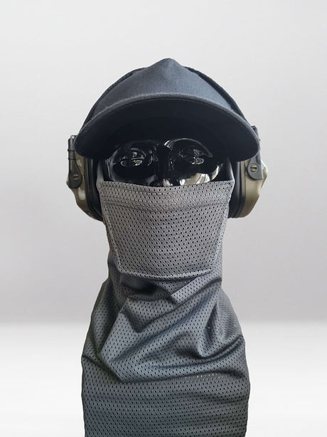 Delta Mike Mk3 / Mini Face Protection Snood-Delta Mike-Grey-Mk3-Socom Tactical Airsoft