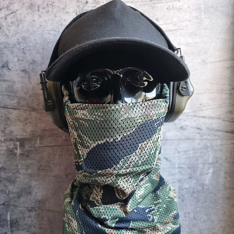 Delta Mike Mk3 / Mini Face Protection Snood-Delta Mike-Jungle Tiger Stripe-Mk3-Socom Tactical Airsoft