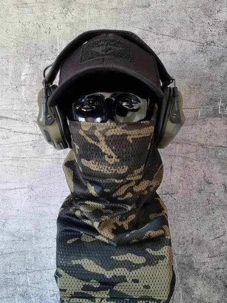 Delta Mike Mk3 / Mini Face Protection Snood-Delta Mike-Multicam Black-Mk3-Socom Tactical Airsoft