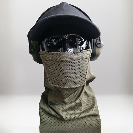 Delta Mike Mk3 / Mini Face Protection Snood-Delta Mike-Olive-Mk3-Socom Tactical Airsoft