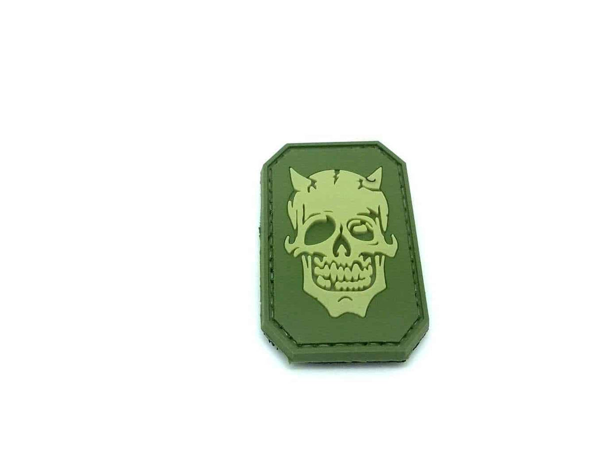 Devil skull patch (Green) From Socom Tactical Airsoft