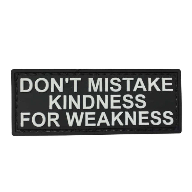 TPB Don't Mistake Kindness For Weakness Patch - Socom Tactical Airsoft - - The Patch Board Airsoft