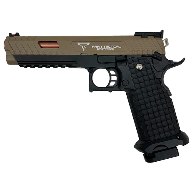 E&C Hi-Capa 5.1 TTI GBB Pistol - Tan Slide/Black Frame-E&C-Socom Tactical Airsoft