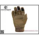 Emerson Gear Warfighter Gloves (Dark Earth) - Socom Tactical Airsoft - -  Airsoft