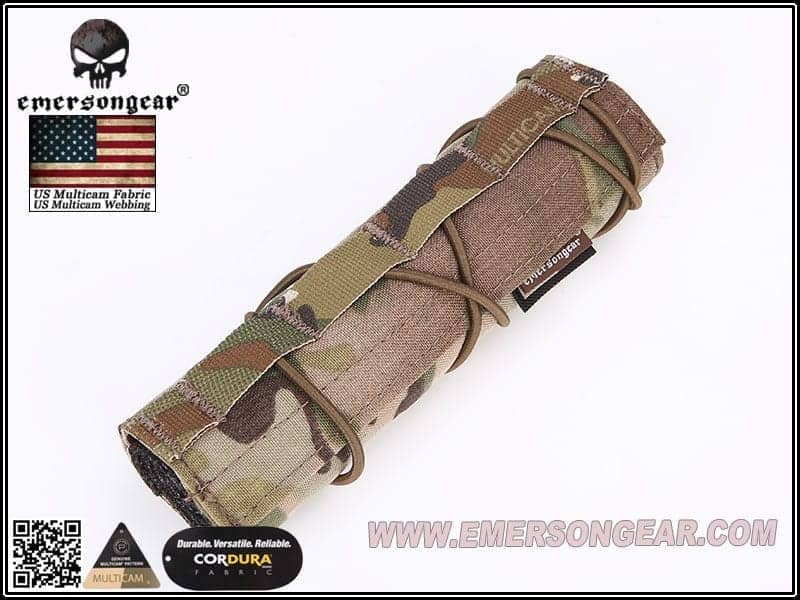 Emerson Gear Airsoft Suppressor Cover (18cm) - Multicam - Socom Tactical Airsoft - -  Airsoft