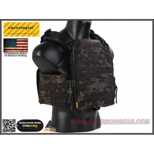 Emerson Gear FS Style Strandhogg Plate Carrier - Multicam Black - Socom Tactical Airsoft - -  Airsoft