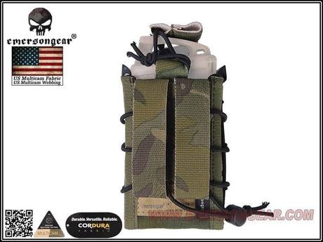 Emerson Dual Decker Magazine Pouch - Multicam Tropic - Socom Tactical Airsoft Fleet - -  Airsoft