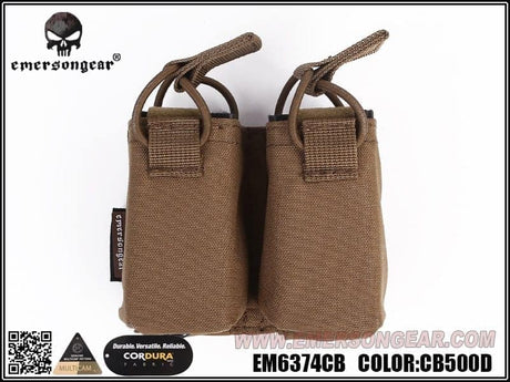 Emerson Gear Double Pistol Pouch For Frame Carrier - Socom Tactical Airsoft - -  Airsoft