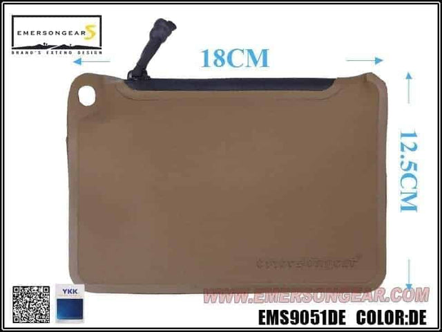 Emerson Gear Waterproof Hot Pressing Pocket (18x12.5cm) - Coyote - Socom Tactical Airsoft - - Emerson Gear Airsoft