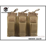 Emerson 5.56 and Pistol Triple Open Top Magazine Pouch - Socom Tactical Airsoft - -  Airsoft