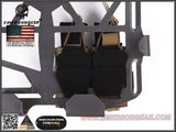 Emerson Gear Double Pistol Pouch For Frame Carrier-Emerson Gear-Black-Socom Tactical Airsoft