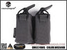 Emerson Gear Double Pistol Pouch For Frame Carrier-Emerson Gear-Grey-Socom Tactical Airsoft