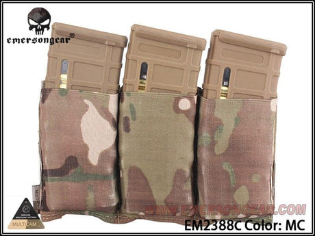 Emerson Gear Triple Elastic Magazine Pouch - Socom Tactical Airsoft Fleet - -  Airsoft