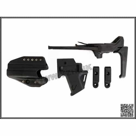 Emerson Gear FLX G17 Stock & Holster Set-Emerson Gear-Black-Socom Tactical Airsoft