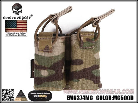 Emerson Gear Double Pistol Pouch For Frame Carrier - Socom Tactical Airsoft - -  Airsoft