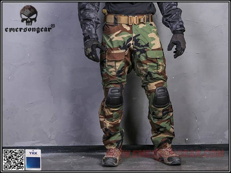 Emerson Gear G3 Combat Pants - Woodland - Socom Tactical Airsoft - -  Airsoft