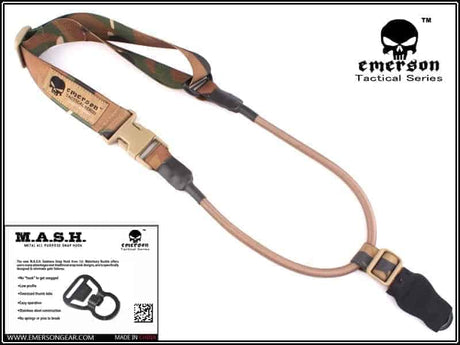 Emerson Gear LQE Single Point Sling-Emerson Gear-Black-Socom Tactical Airsoft