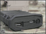 Emerson Gear Pmag USB Power Bank (Short)-Emerson Gear-Black-Socom Tactical Airsoft