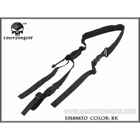 Emerson Gear Quick-Adjust Padded 2 Point Sling-Emerson Gear-Black-Socom Tactical Airsoft