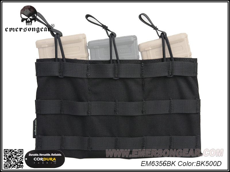 Emerson Triple 5.56 Open Top Magazine Pouch - Socom Tactical Airsoft - -  Airsoft