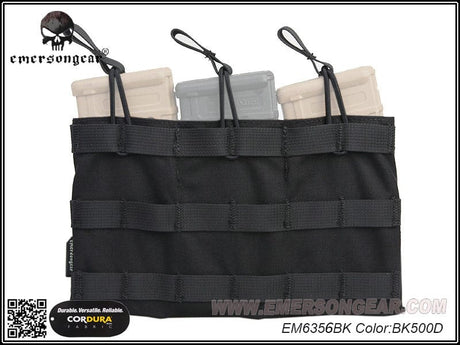 Emerson Triple 5.56 Open Top Magazine Pouch - Socom Tactical Airsoft Fleet - -  Airsoft