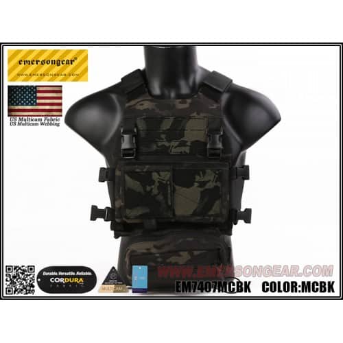 Emerson Gear FCS Style Vest W/MK Chest Rig - Socom Tactical Airsoft - -  Airsoft