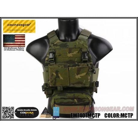 Emerson Gear FCS Style Vest W/MK Chest Rig - Socom Tactical Airsoft Fleet - -  Airsoft