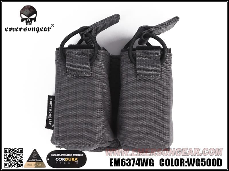 Emerson Gear Double Pistol Pouch For Frame Carrier - Socom Tactical Airsoft - -  Airsoft