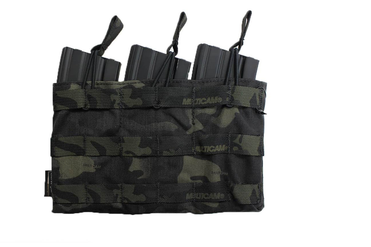 Emerson Triple 5.56 Open Top Magazine Pouch-Emerson Gear-multicam black-Socom Tactical Airsoft