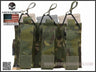 Emerson 5.56 and Pistol Triple Open Top Magazine Pouch - Socom Tactical Airsoft - -  Airsoft