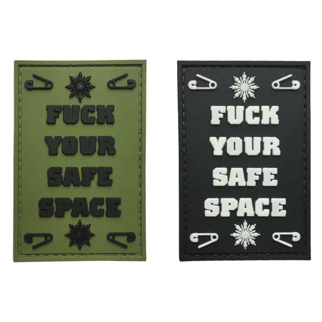 TPB F*** Your Safe Space PVC Patch - Socom Tactical Airsoft - - The Patch Board Airsoft