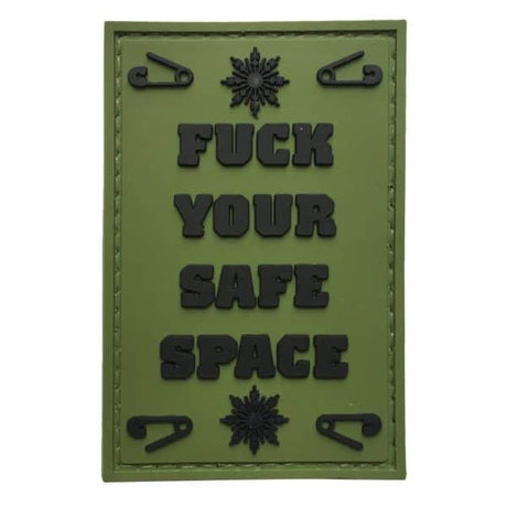 TPB F*** Your Safe Space PVC Patch - Socom Tactical Airsoft - -  Airsoft