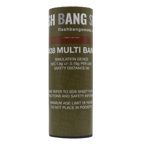 FBS 38mm Mortar Round - Multi Bang (Friction)-Flash Bang Smoke-Socom Tactical Airsoft