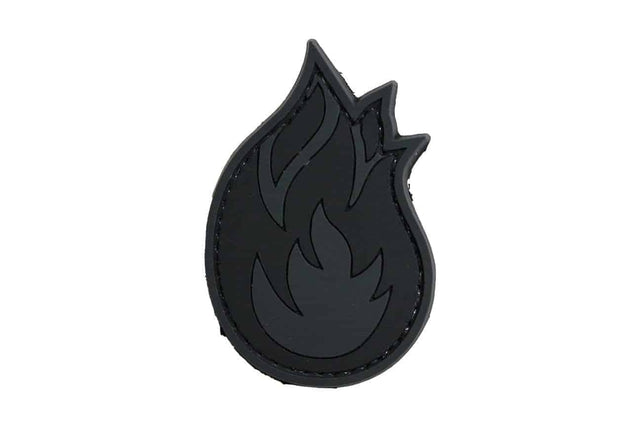 Fireball (Black) Morale Patch - Socom Tactical Airsoft - - Socom Tactical Airsoft Airsoft