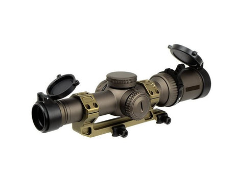 FMA Arrow Optics  1-6x24 RAZOR HD GenII-E Type Rifle Scope Mount Set Desert Colour Hard Case Included - Socom Tactical Airsoft Fleet - - FMA Tactical Gear Airsoft