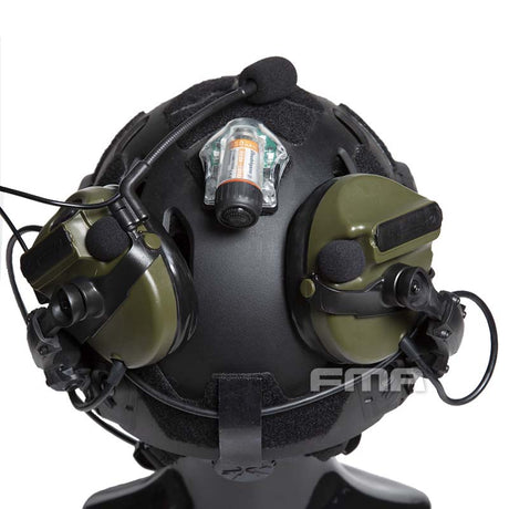 FMA Comtac II / III Helmet Arc Rail Headset Adapter-FMA Tactical Gear-Black-Socom Tactical Airsoft