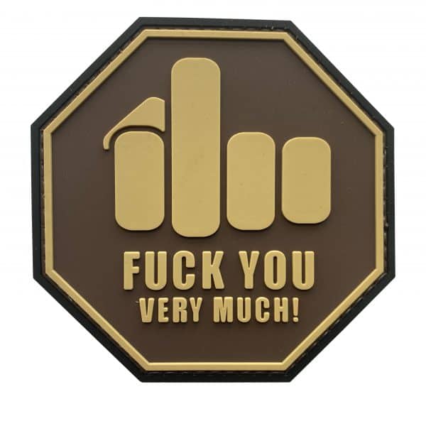 TPB F**k You Very Much Patch - Socom Tactical Airsoft - - The Patch Board Airsoft