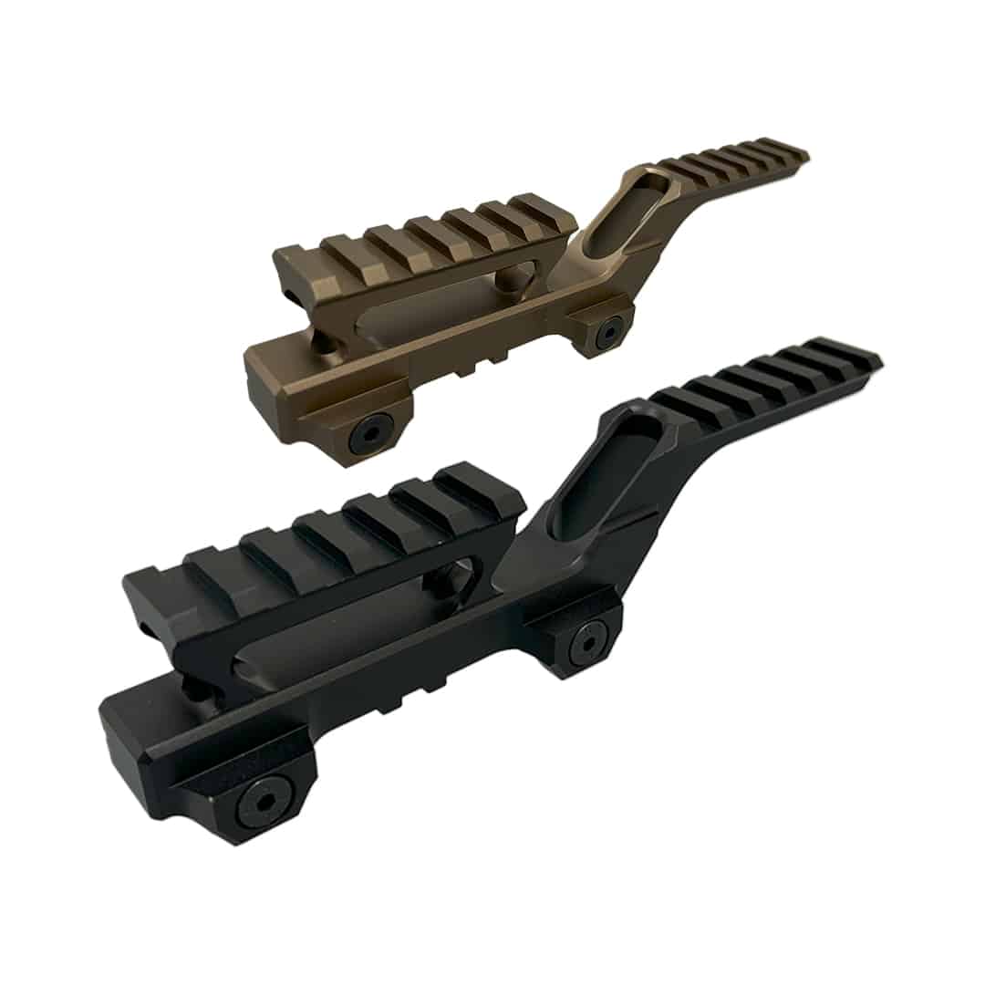 GHT Low Profile Hydra Mount (Various Colours)-GHT-Black-Socom Tactical Airsoft