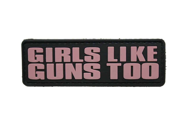 TPB Girls Like Guns Too Patch - Socom Tactical Airsoft - - The Patch Board Airsoft