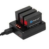 PULUZ 3-channel Battery Charger for GoPro HERO4 - Socom Tactical Airsoft Fleet - - puluz Airsoft