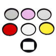 GoPro HERO4/ 3+ 6 in 1 coloured lens kits - Socom Tactical Airsoft Fleet - - puluz Airsoft