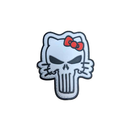 TPB Hello Kitty Punisher Patch - Socom Tactical Airsoft - - The Patch Board Airsoft