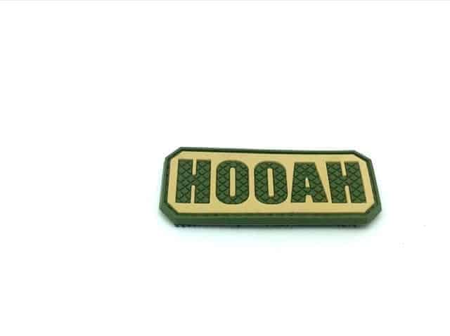 HOOAH morale patch (Green) - Socom Tactical Airsoft - - Socom Tactical Airsoft Airsoft