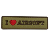 TPB I Love Airsoft Patch - Socom Tactical Airsoft - -  Airsoft