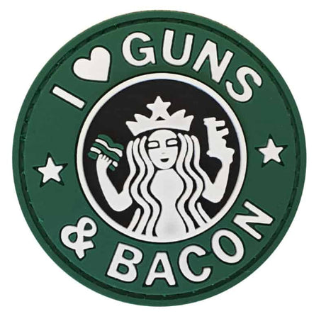 I Love Guns & Bacon Patch - Socom Tactical Airsoft - -  Airsoft