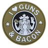 I Love Guns & Bacon Patch - Socom Tactical Airsoft - -  Airsoft