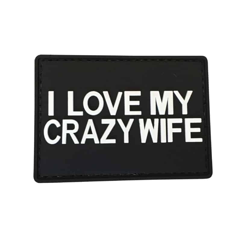 TPB I Love My Crazy Wife Patch - Socom Tactical Airsoft - - The Patch Board Airsoft