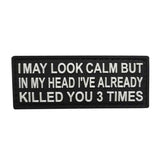 TPB I May Look Calm PVC Patch - Socom Tactical Airsoft - -  Airsoft