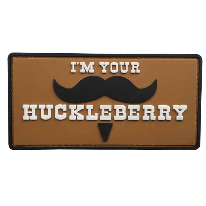 TPB I'm your Huckleberry Moustache Patch - Socom Tactical Airsoft - - The Patch Board Airsoft