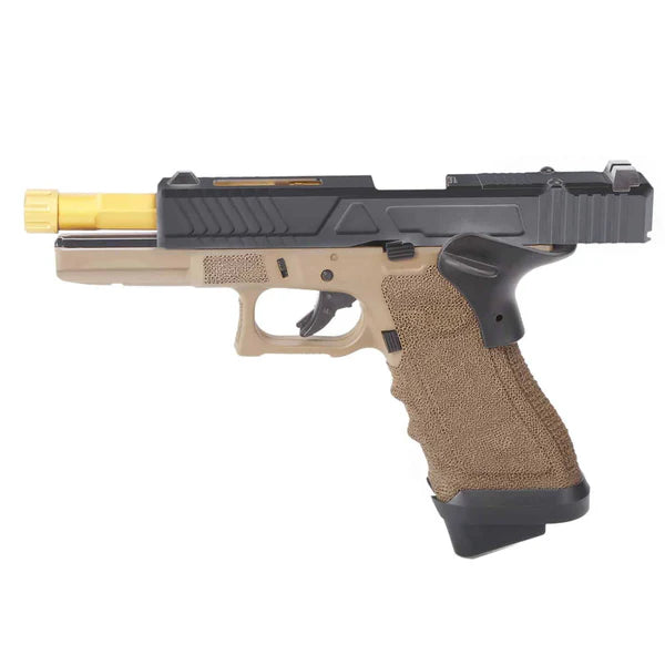 King Arms KA17 Custom with RMR Mount GBB Pistol - Tan and Black